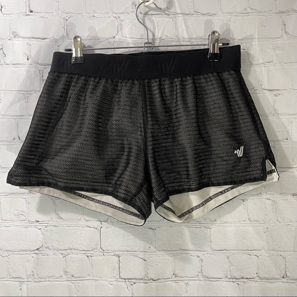 Varsity Spirit Black White Cheer Shorts S